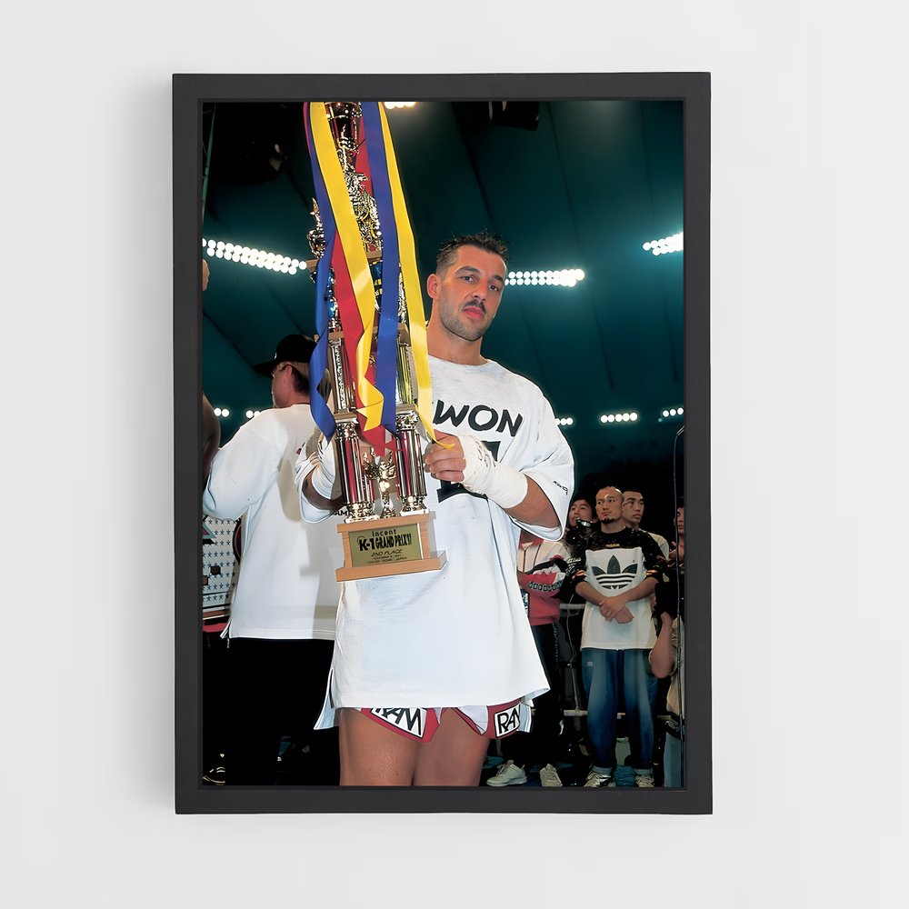 Poster La Victoire d'Andy – affiche Kick-boxing (vue 2)